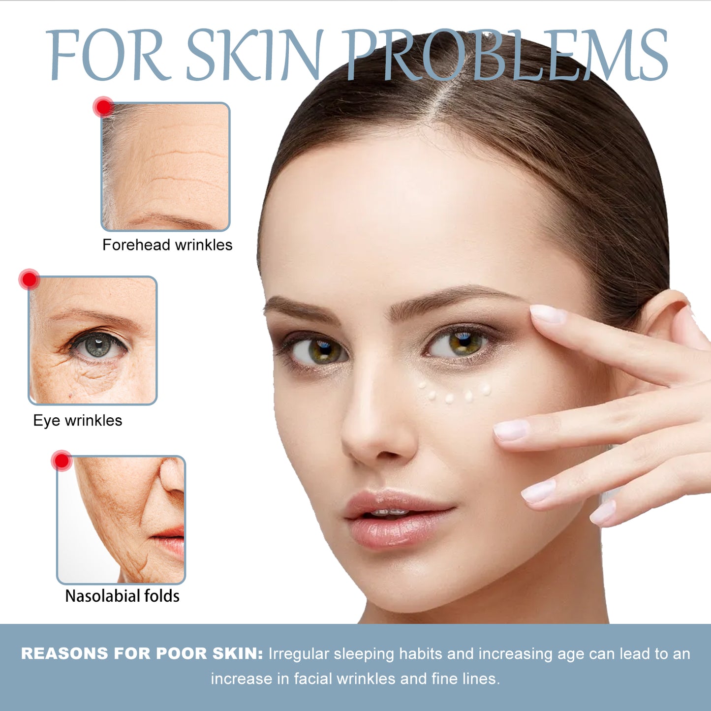 WIYUN Hyaluronic Acid Firming Face Cream For Reducing Fine Lines, Anti-Wrinkle Moisturizing And Firming Skin Care Cream